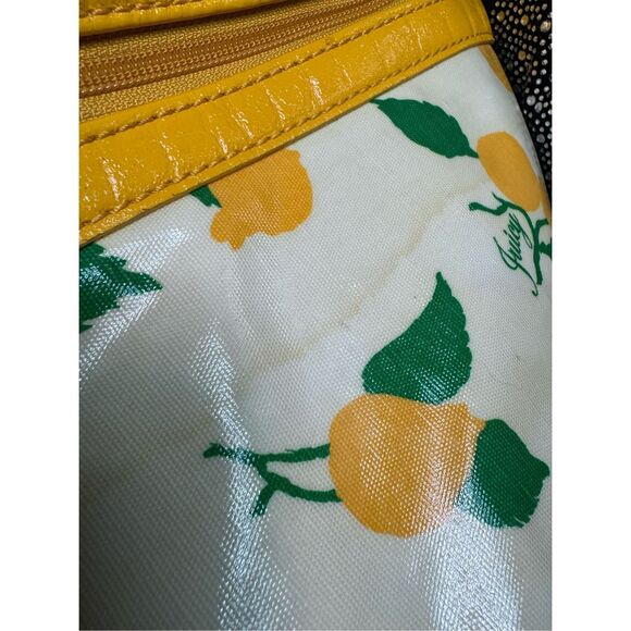 Y2k super rare vintage juicy couture fruit lemon cooler bag box lunch carrier - Picture 13 of 15